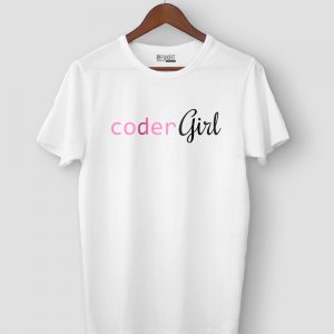 Coder Girl Half Sleeve Tshirt